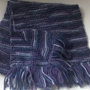 Handmade Knit Wool Scarf